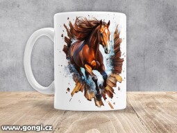 Hrnek - 0386 - Kůň v běhu 06